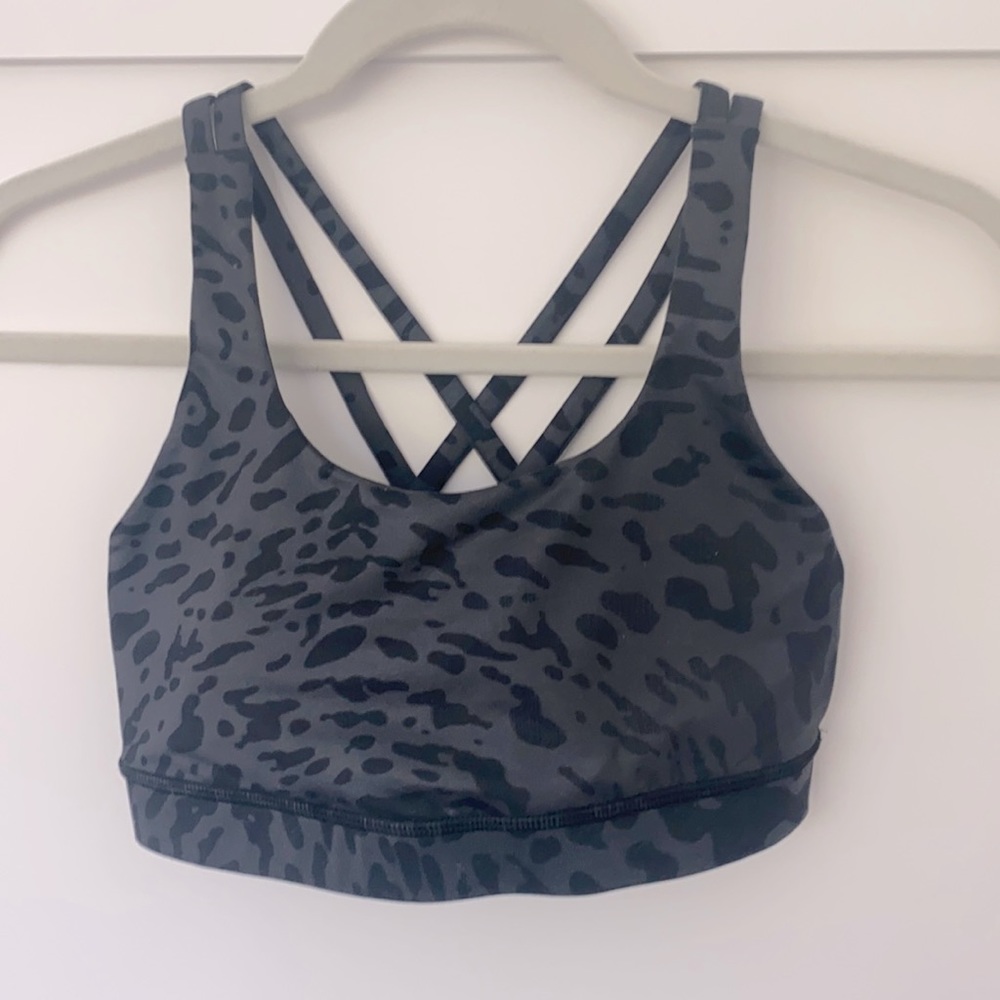 Lululemon Animal Print Energy Sports Bra